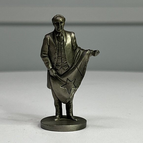 Vintage Sam Houston National Historical Society Pewter Figurine NHS 1980 - Picture 5 of 9